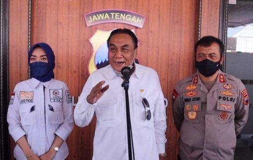 Ketua Komisi III DPR RI Bambang Wuryanto alias Bambang Pacul mengapresiasi pengungkapan kasus tambang emas ilegal di Kaltara. (Istimewa)