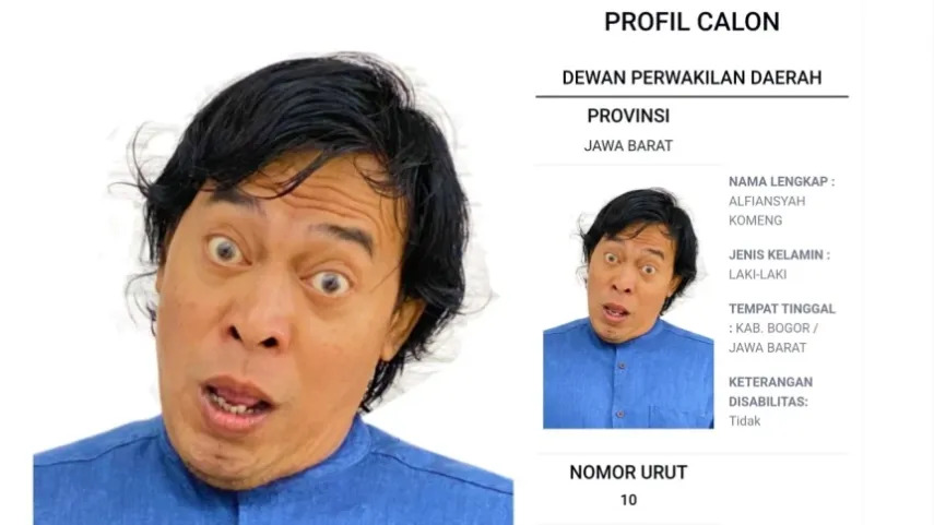 Digadang Maju Senayan, Komeng Beberkan Cerita Lengkap Foto Unik Dirinya ...