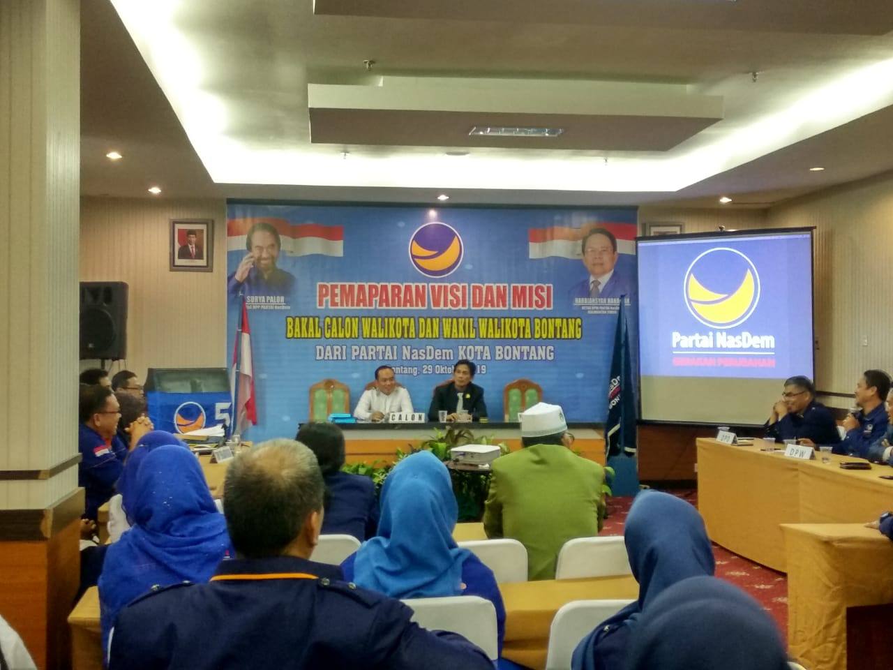Joni Muslim Sampaikan Visi Misi Calon Wakil Wali Kota di Penjaringan Partai Nasdem
