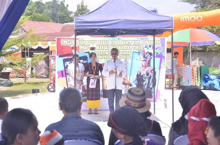 Wali Kota Samarinda Syaharie Jaang saat memberikan sambutan. (Humas Pemkot Samarinda).