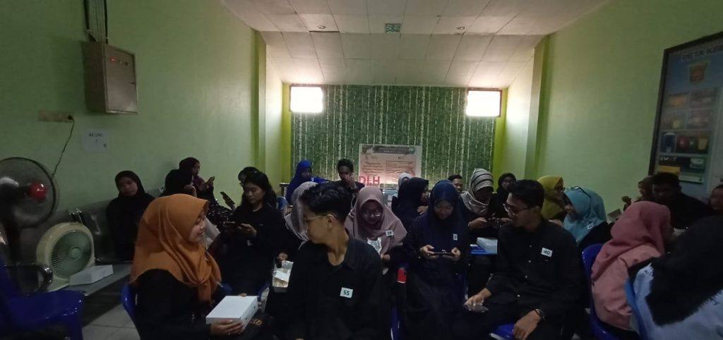 Para milenial di Samarinda mengikuti pemilihan Duta Peduli Sampah, Rabu (06/11/2019).