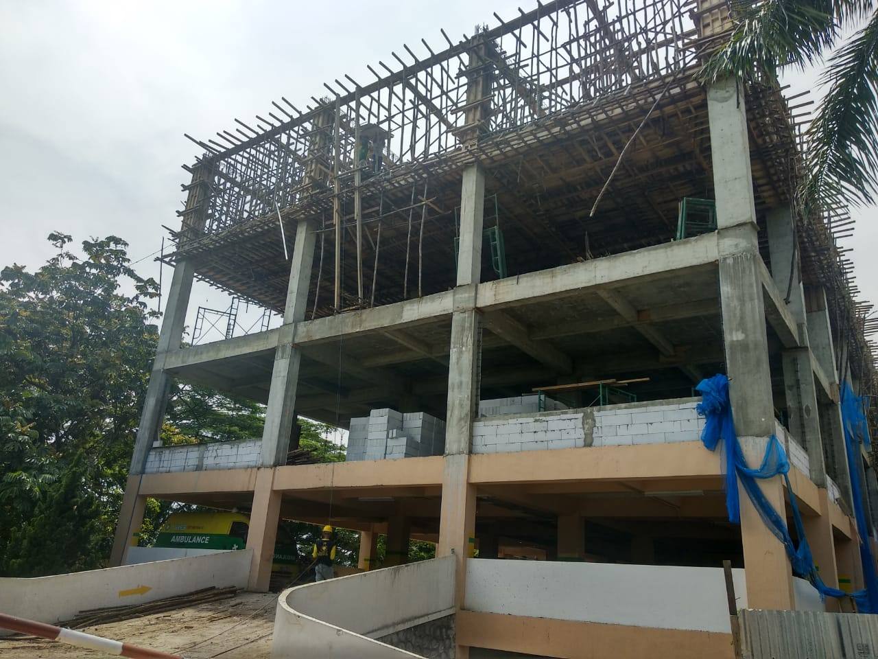 Pembangunan Klinik Rawat Jalan RSUD Taman Husada Bontang Sudah 70 Persen