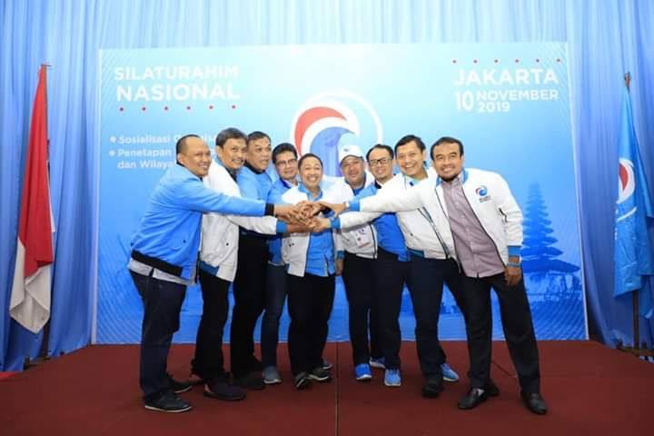 Partai Gelora saat menggelar acara syukuran dan penetapan pimpinan wilayah, Minggu (10/11/2019).