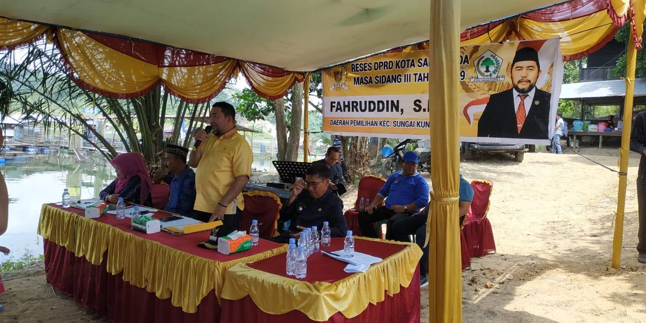 Reses di Loak Bahu, Fahruddin Dimintai Warga Perjuangkan Pelebaran Jalan M Said