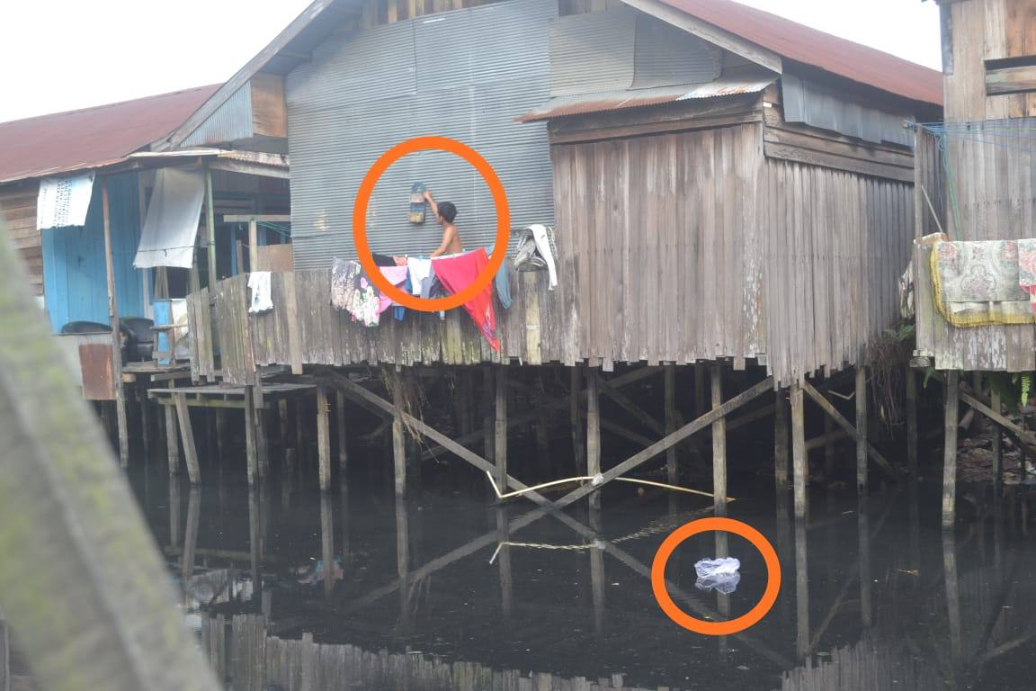 Susur Penjaringan Sungai Samarinda, DLH Tangkap 36 Warga Buang Sampah Sembarangan