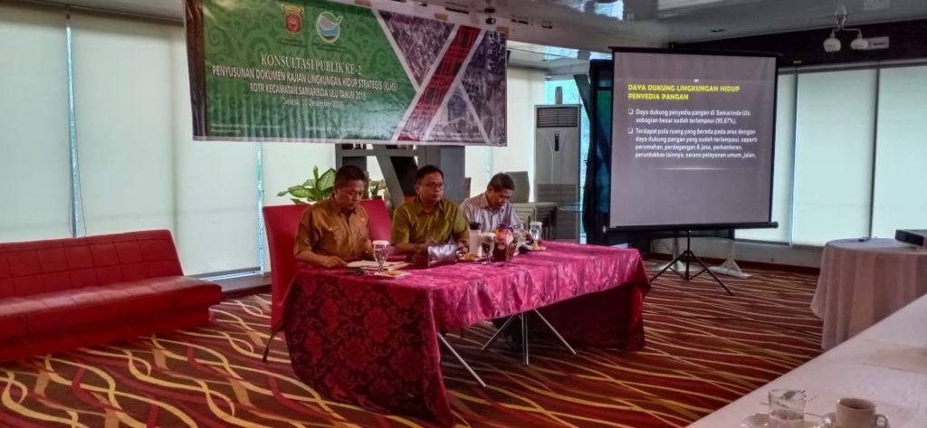 Konsultasi publik ke-2 mengenai Penyusunan Dokumen KHLS RDTR Kecamatan Samarinda Ulu.
