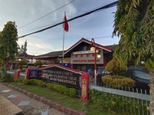 Lapas Kelas II A Samarinda tempat Ahmad Syukur menjalani proses hukuman selama setahun terakhir.