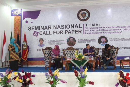Pembicara nasional pada acara ini di antaranya Dr Seger Handoyo, Dr Rakhmat Ardi serta Dra Farida MN.
