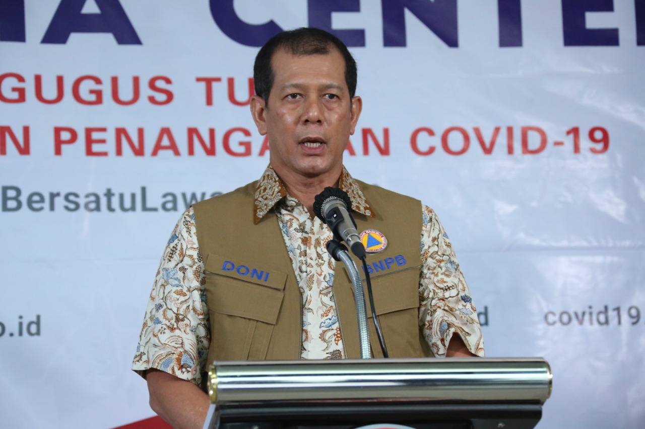 BNPB Akui Data Kasus Positif Covid-19 di Indonesia Tidak Sesuai
