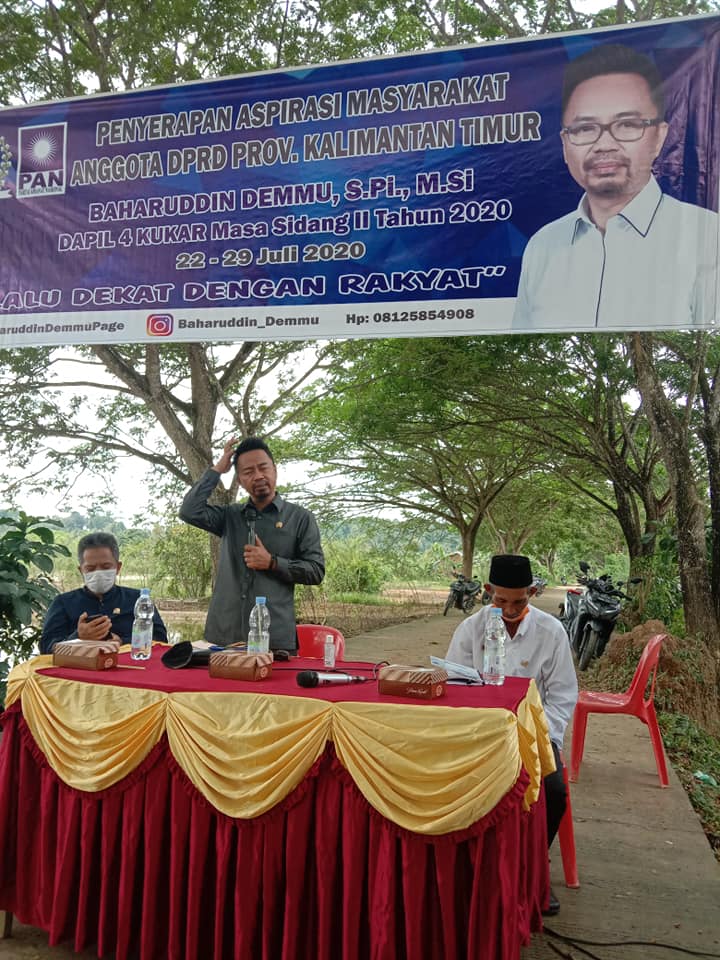 Reses di Desa Ponoragan Kukar, Baharuddin Demmu Diminta Bantu Tingkatkan Potensi Perikanan