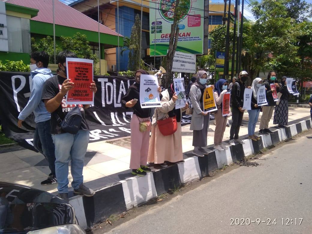 Demo Hari Tani, Aktivis Nilai Isran-Hadi Belum Wujudkan Kedaulatan Pangan