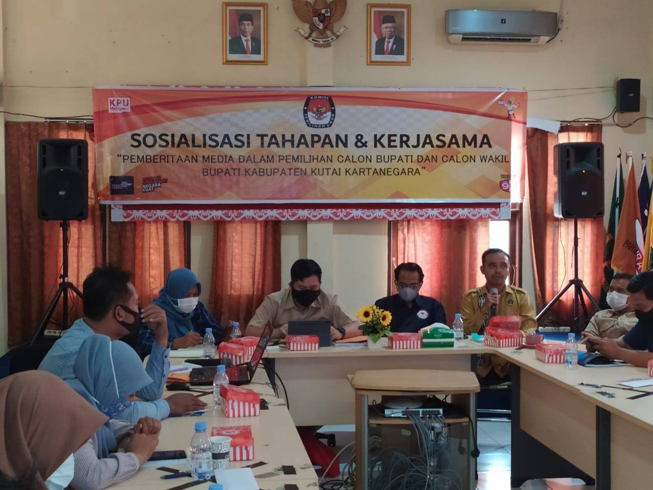 KPU Kukar Ajak Media Turut Berpartisipasi Sukseskan Tahapan Pilkada