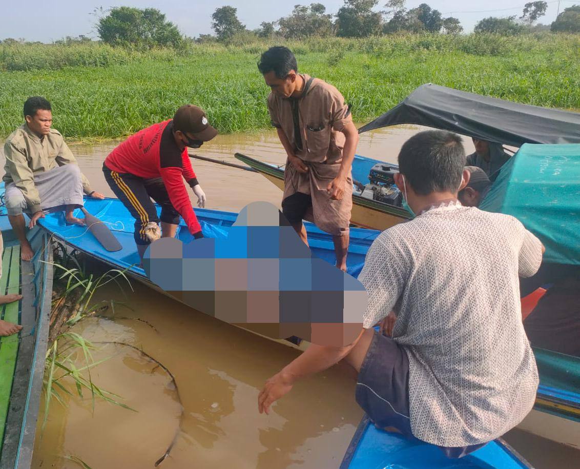 Tenggelam di Kubar, Seorang Pria Ditemukan di Perairan Muara Muntai Kukar