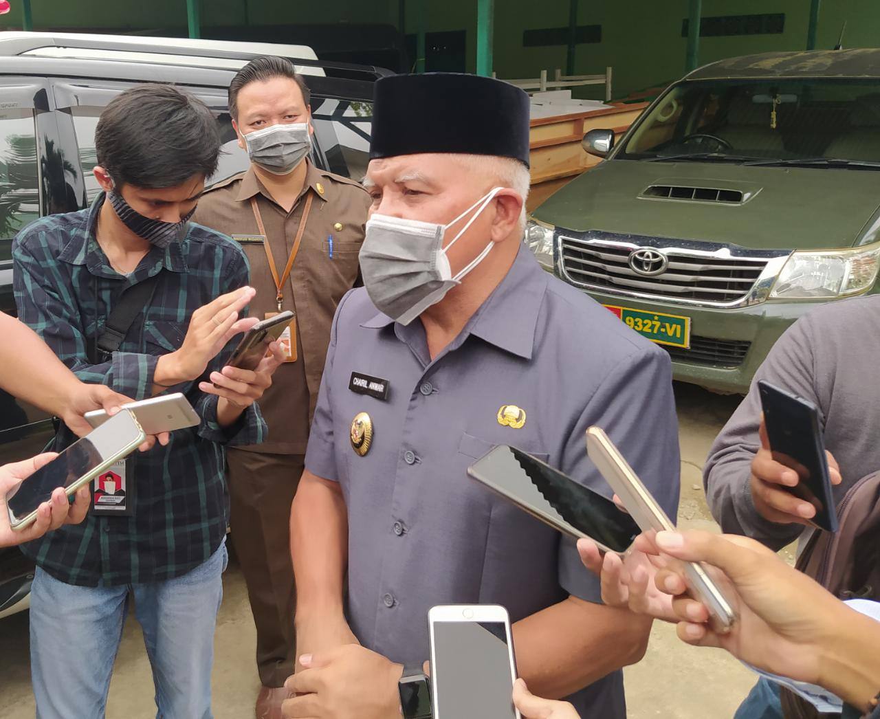 Hadiri HUT ke-75 TNI, Plt Bupati Chairil Anwar: Berperan Besar dalam Menangani Covid-19 di Kukar