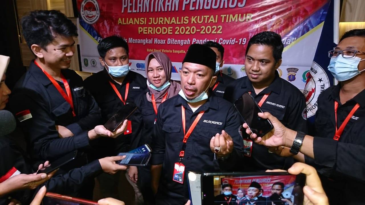 Pengurus Aliansi Jurnalis Kutai Timur Resmi Dilantik, Pewarta Siap Kawal Pilkada Sehat dan Damai