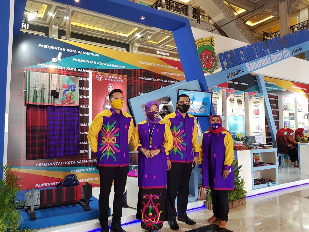 Pemkot Samarinda Raih Juara 1 Stand Terbaik di Pameran Terpadu Indonesia Quality Expo 2020