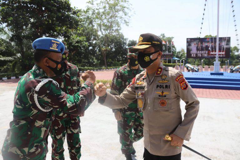 Eratkan Sinergitas TNI-Polri, Kapolda Kaltim Sambangi Mako Lanal Sangatta