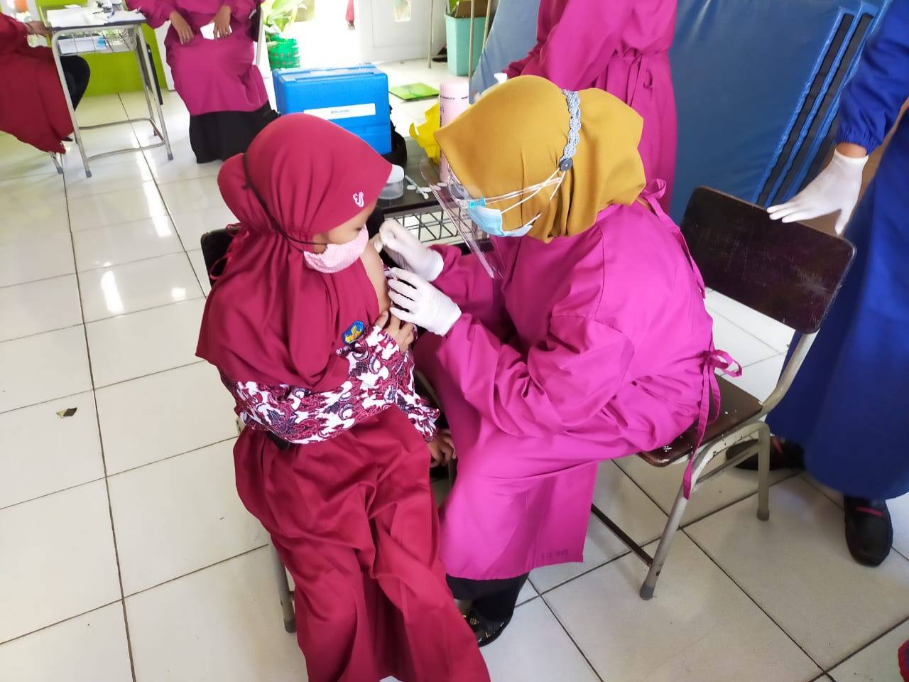 Puskesmas Bontang Laksanakan Bulan Imunisasi Anak Sekolah Secara Bergilir
