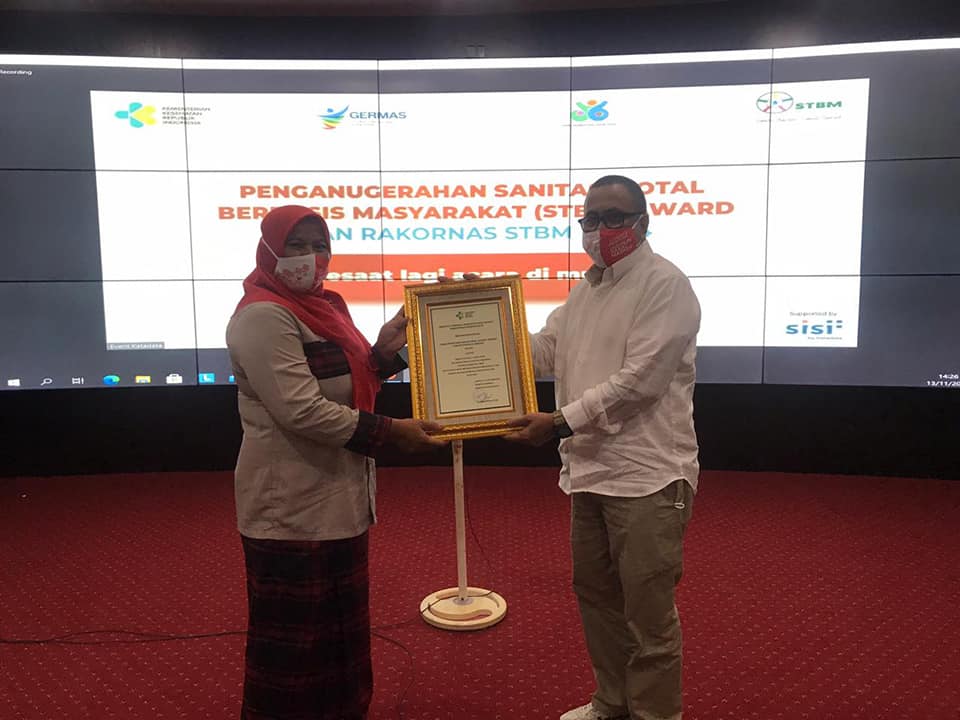 Samarinda Borong Penghargaan STBM dari Menteri Kesehatan