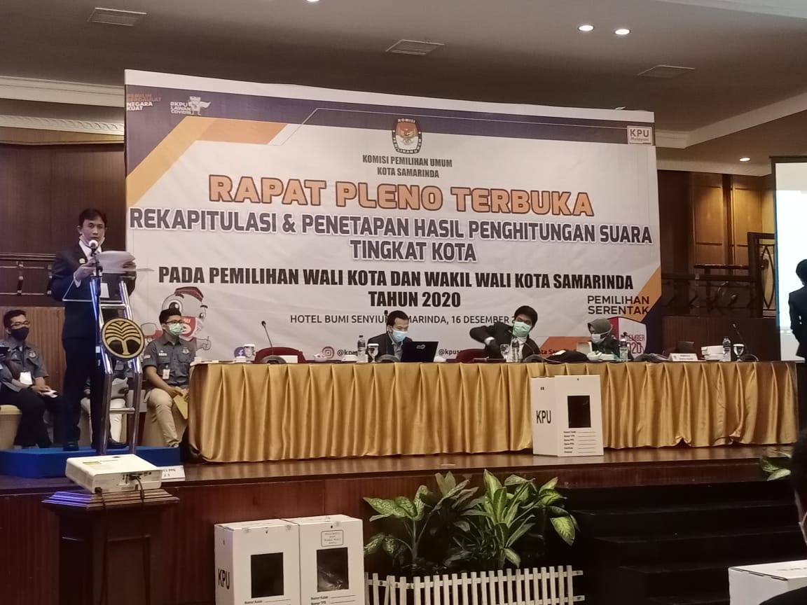 KPU Samarinda Gelar Rapat Pleno Terbuka untuk Rekapitulasi dan Penetapan Hasil Tungsura