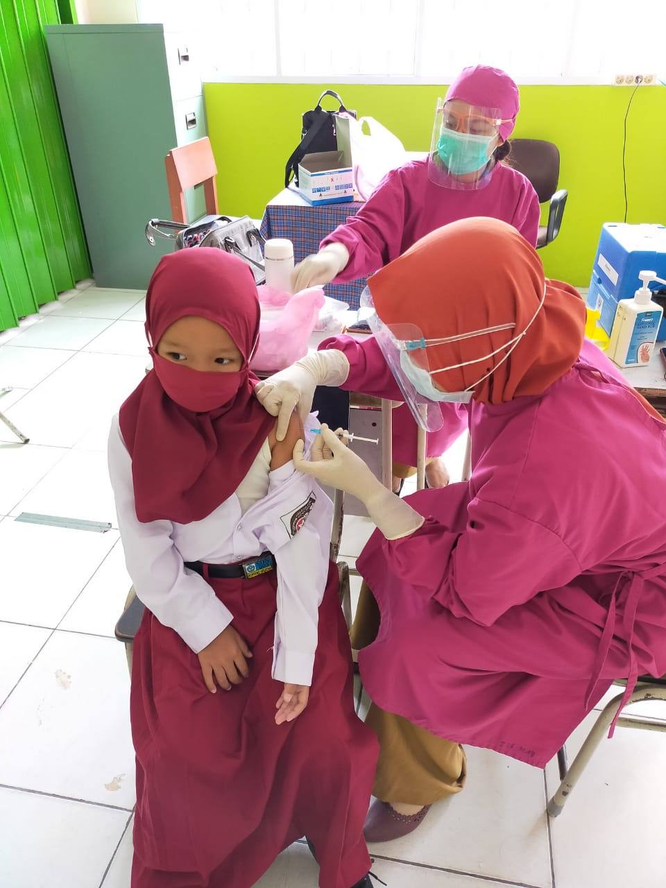 Bulan Imunisasi Anak Sekolah (BIAS) Kedua Kembali Digelar di SDN 003 Bontang Selatan