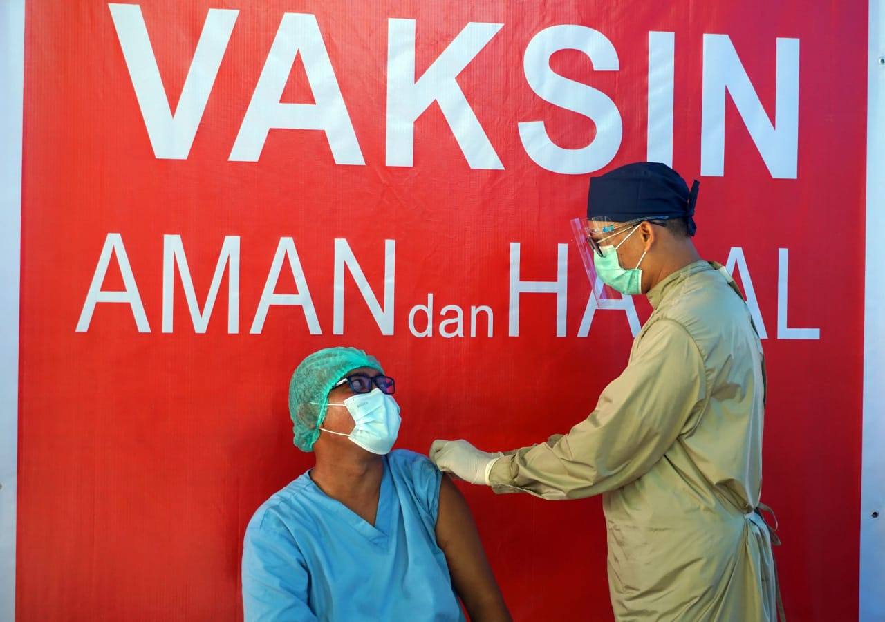 Sudah 1,1 Juta Tenaga Kesehatan Divaksin Covid-19, Kaltim Tertinggi di Luar Jawa-Bali
