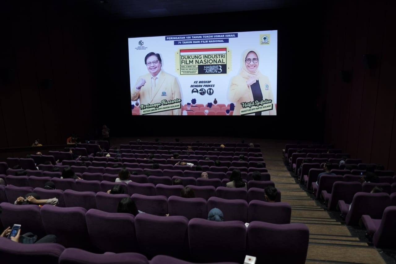 Gelar Nobar Habibie-Ainun 3 dengan Protokol Ketat, Hetifah Ajak Masyarakat Dukung Indistri Film Nasional