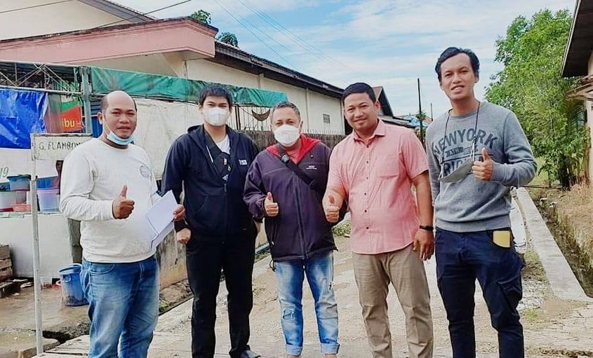 Harap Bangun Jalan Berkualitas, Ketua Komisi II DPRD Samarinda Tinjau Langsung Pengecoran di Gang Padat Karya