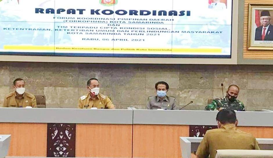 Jelang Puasa, Wakil Wali Kota dan DPRD Samarinda Gelar Rakor Bahas Kesediaan Sembako hingga Prokes