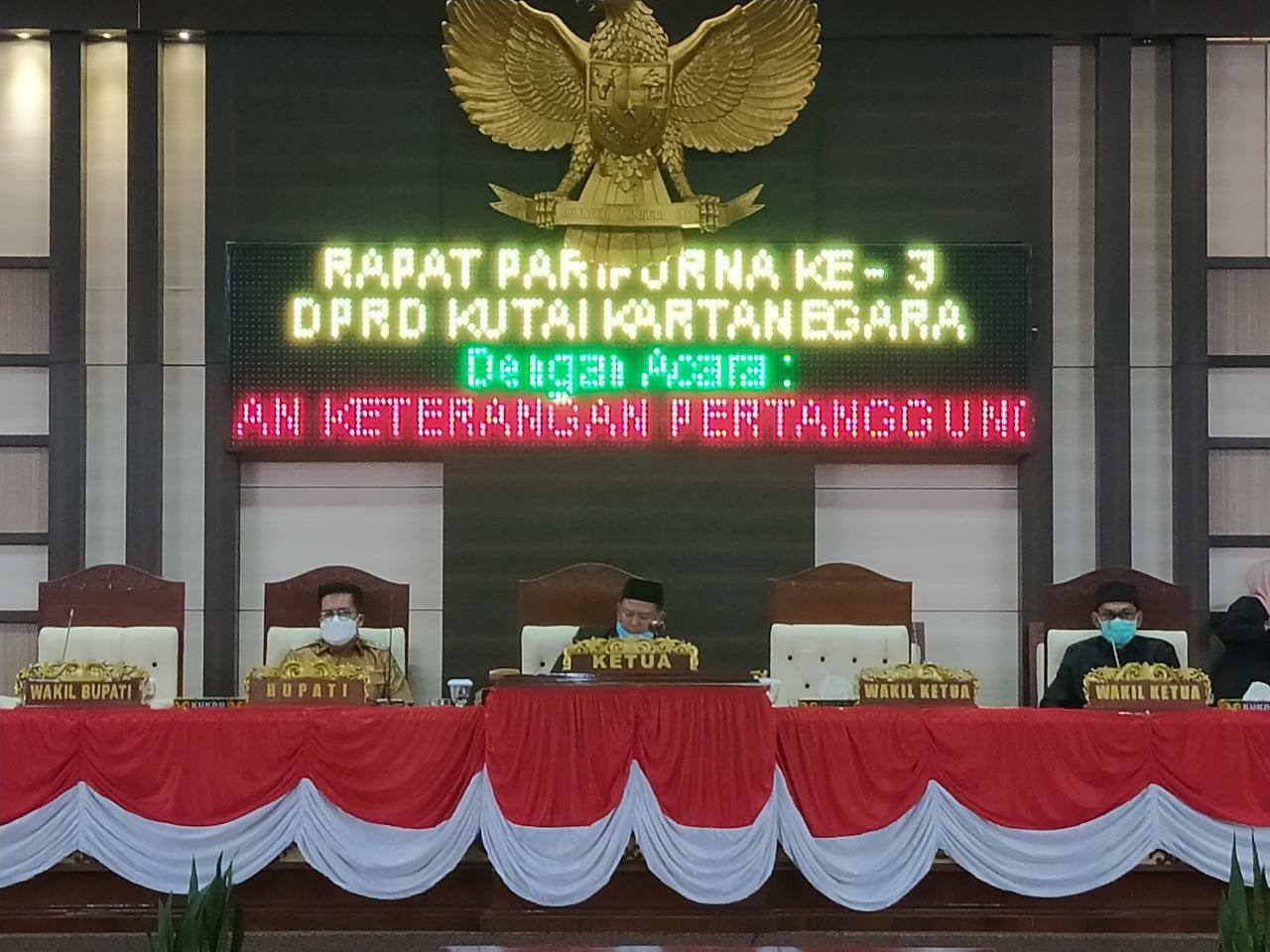 DPRD Kukar Beri Rekomendasi dan Soroti LKPJ Bupati Tahun Anggaran 2020