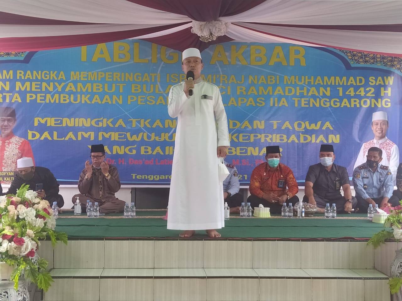 Gelar Tabligh Akbar dan Peresmian Pesantren di Lapas Tenggarong, Warga Binaan  Belajar Ilmu Agama