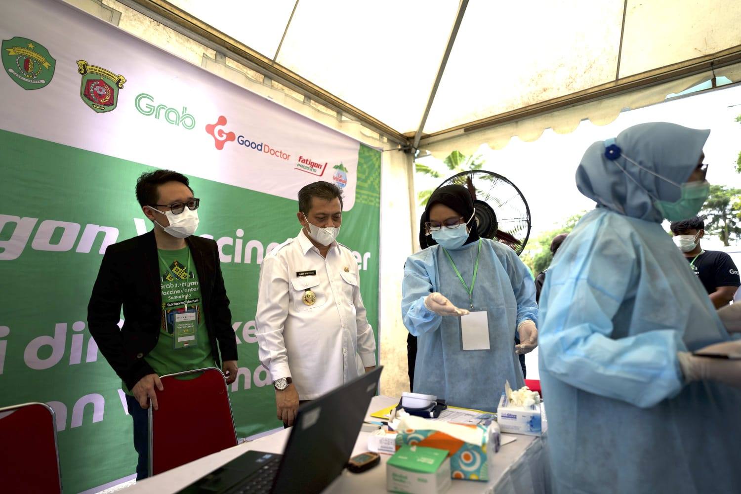 Grab dan Good Doctor Perluas Kerja Sama dengan Kementerian Kesehatan RI, Hadirkan Pusat Vaksinasi di Samarinda