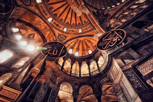 Masjid Hagia Sophia, Turki.