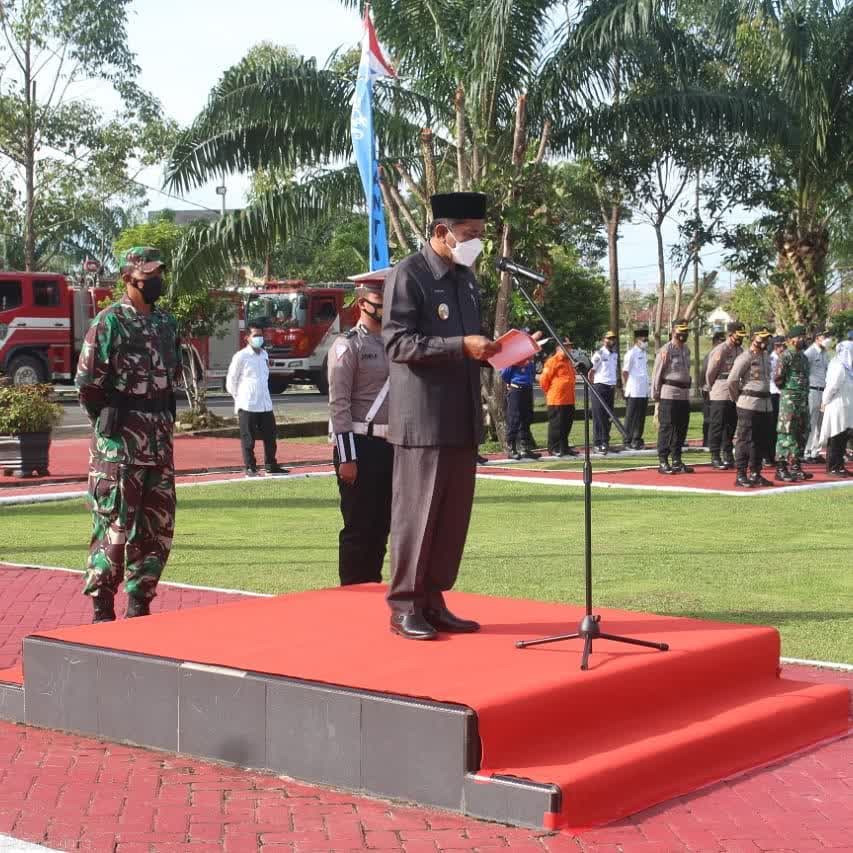 Wakil Bupati PPU Hamdam Pimpin Apel Gelar Pasukan Operasi Ketupat Mahakam 2021