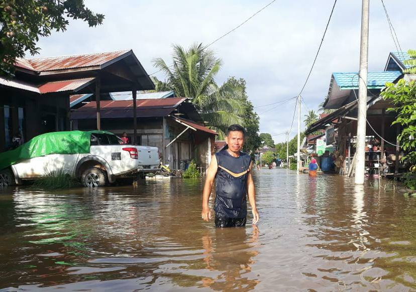 Banjir di Kecamatan Kembang Janggut Kukar, 8 Desa Terdampak