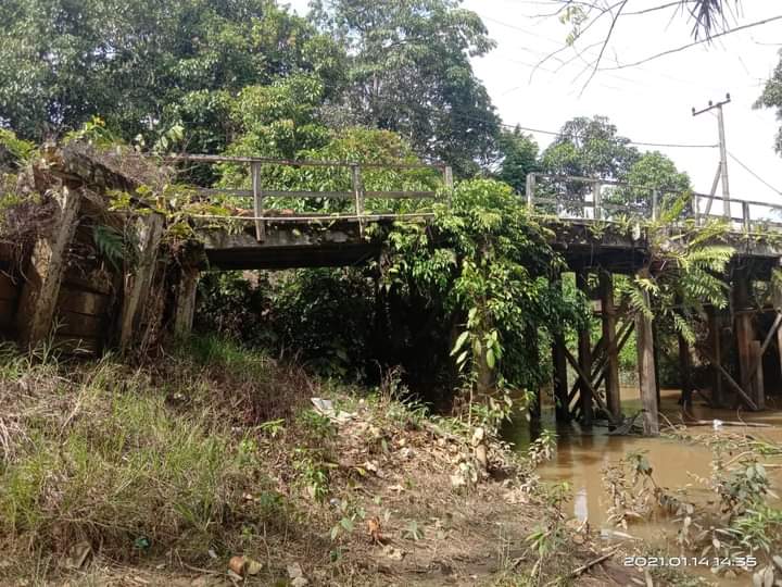DPRD Kukar Minta Pemkab Segera Perbaiki Jembatan Rusak di Desa Sari Nadi