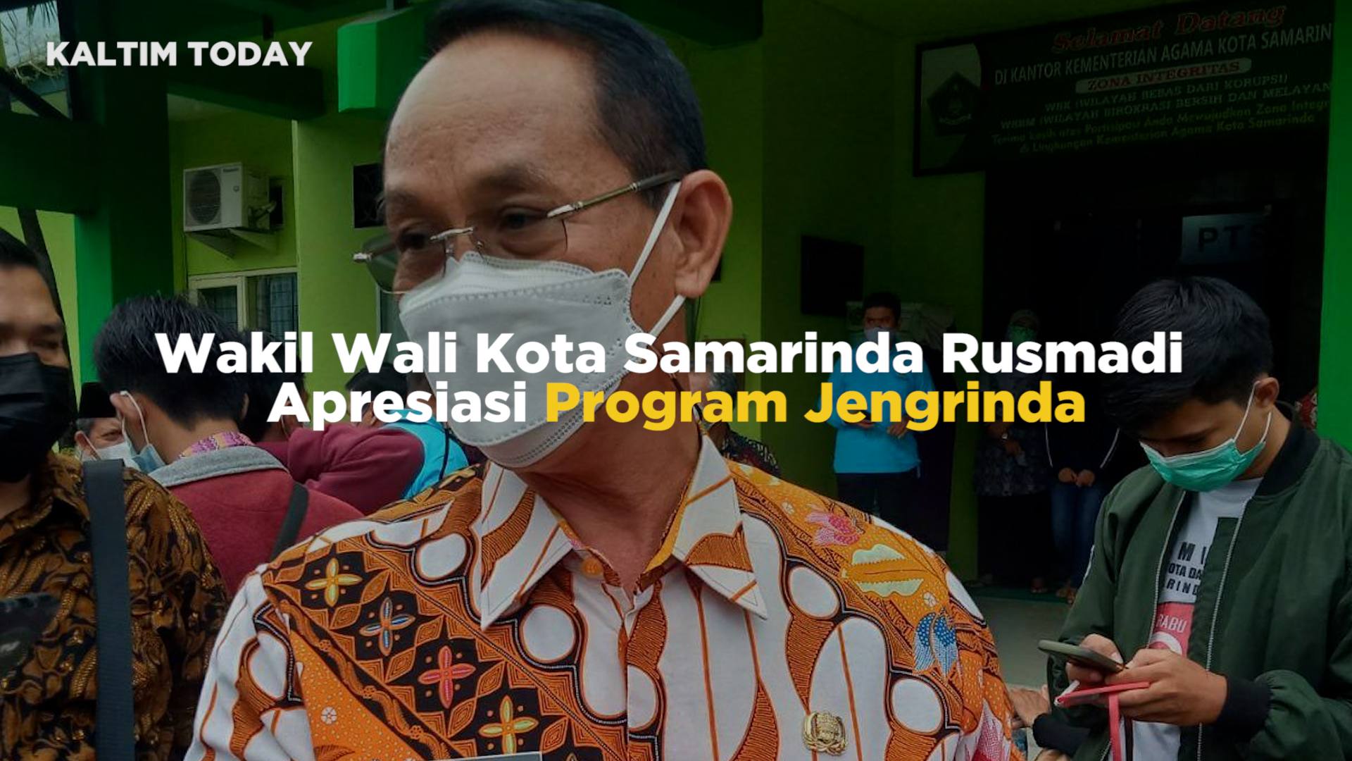 Wakil Wali Kota Samarinda Rusmadi Apresiasi Program Jengrinda, Minta DLH Konsisten Ajak Warga