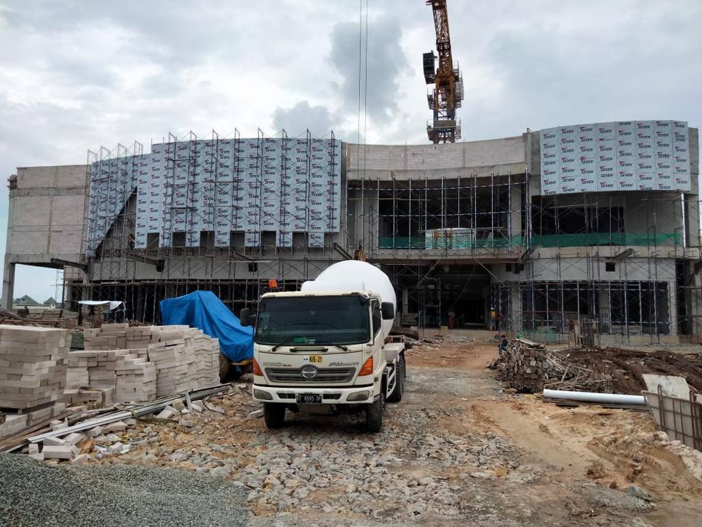 Pembangunan Bontang Citi Mall.