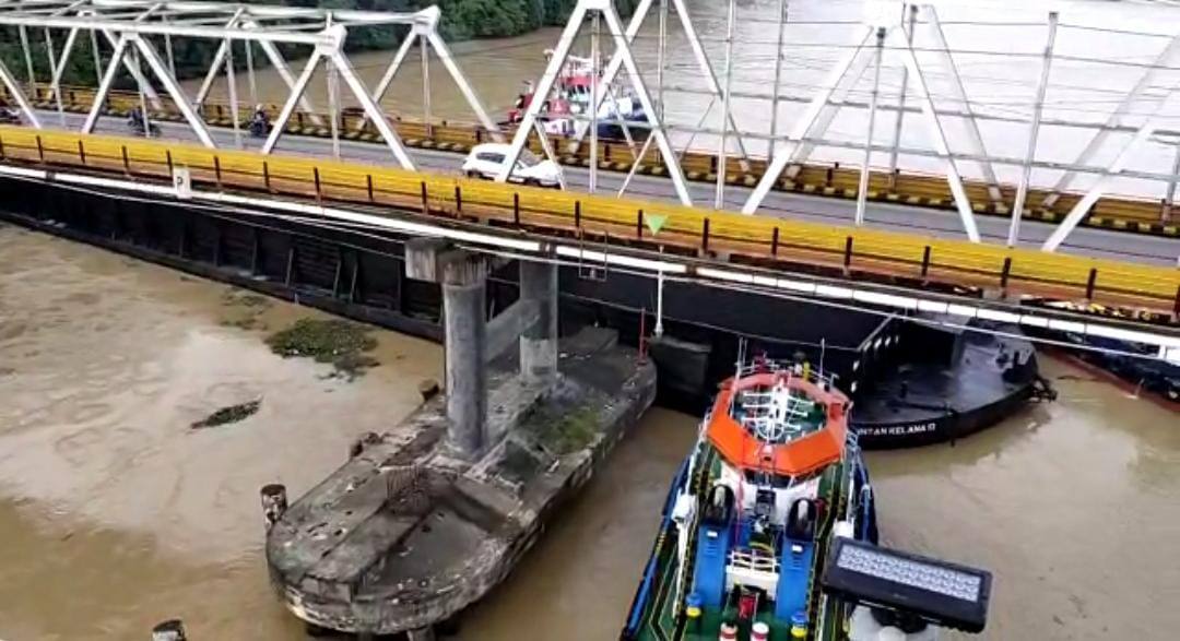 Jembatan Mahakam Ditabrak Tongkang, BBPJN Kaltim Segera Ungkapkan Hasil Investigasi