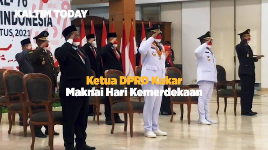 Ketua DPRD Kukar Maknai Hari Kemerdekaan