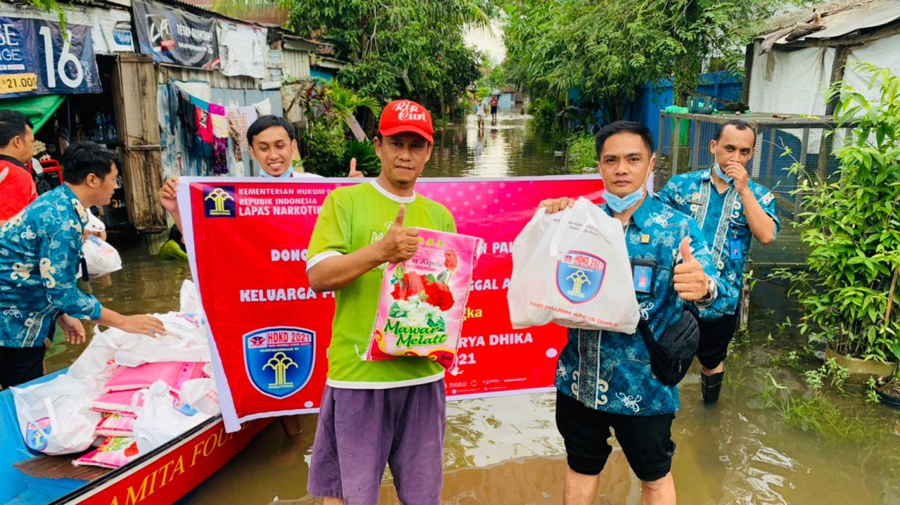 LPN Samarinda Bantu Korban Banjir Bengkuring