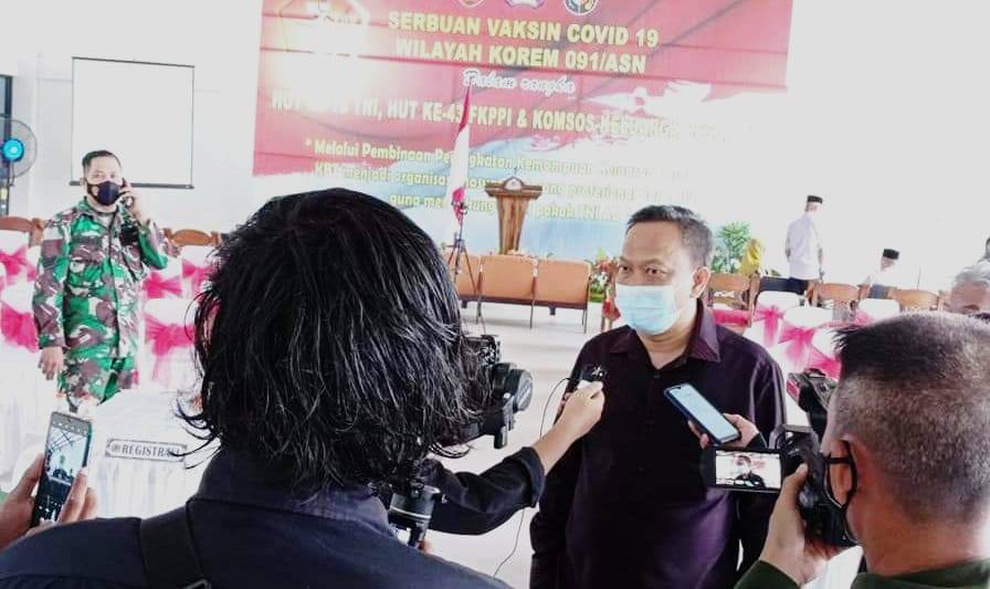 DPRD Samarinda Apresiasi Vaksinasi yang di Gelar STMIK Widya Cipta Dharma