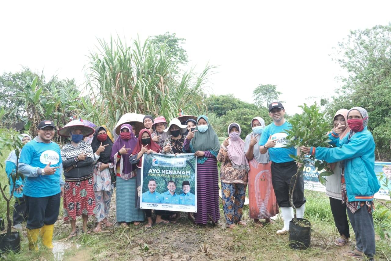 Tanam 10 Juta Pohon, DPW Gelora Kaltim Ajak Masyarakat Waspada Perubahan Iklim