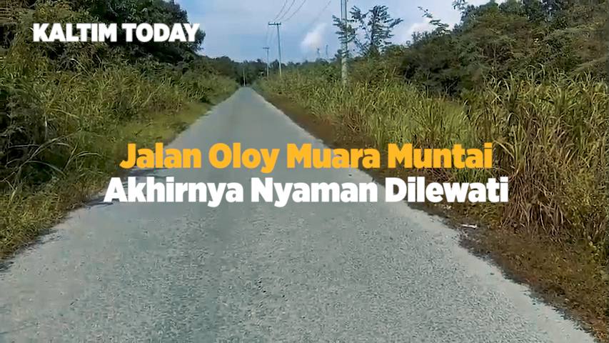 Jalan Oloy Muara Muntai Akhirnya Nyaman Dilewati