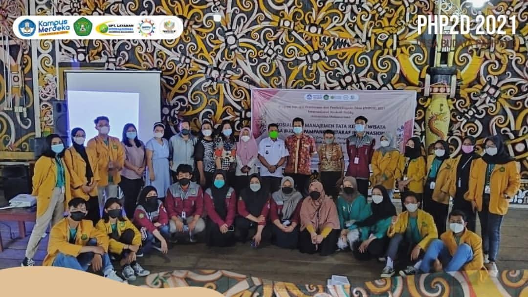 TIM PHP2D ISB Unmul Gelar Sosialisasi Manajemen Tata Kelola Wisata Desa Budaya Pampang Bertaraf Internasional
