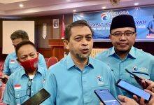 Ketua DPW Gelora Kaltim Hadi Mulyadi menyampaikan kesiapan partainya jelang verifikasi faktual jelang Pemilu 2024. (Ibrahim/Kaltimtoday.co)