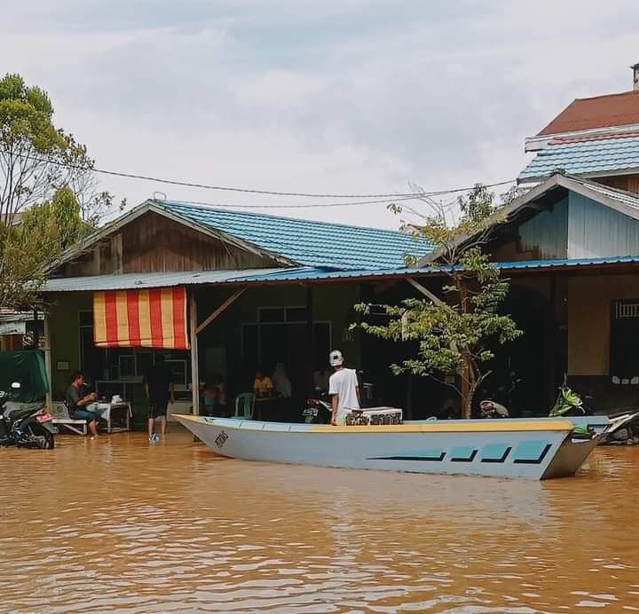 Usai Hujan Deras, Sangatta Dikepung Banjir