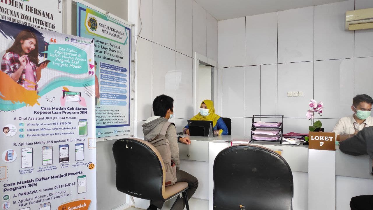 Mudahkan Koordinasi, BPJS Kesehatan Tempatkan Pegawai di Kantor ATR/BPN Kota Samarinda
