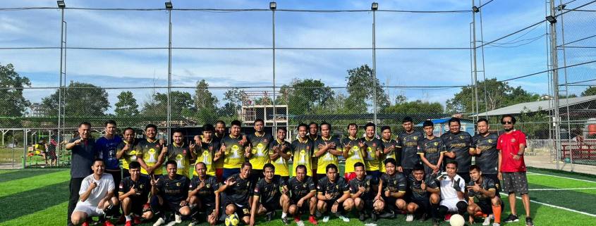 Jalin Silaturahmi, Dinsos Kaltim Gelar Pertandingan Persahabatan bersama Jurnalis FC Samarinda