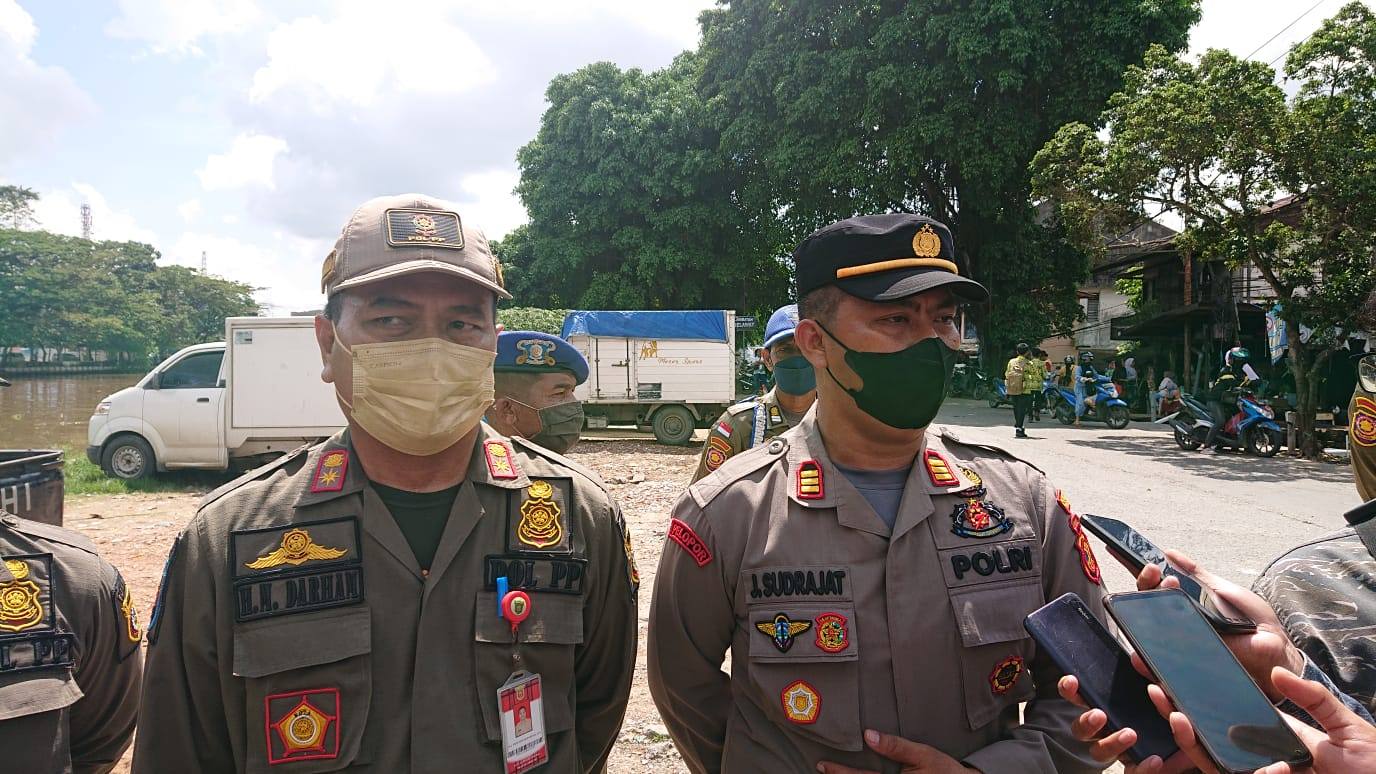 Satpol Pp Samarinda Kembali Bongkar Lapak Pkl Di Jalan Otista Kaltim